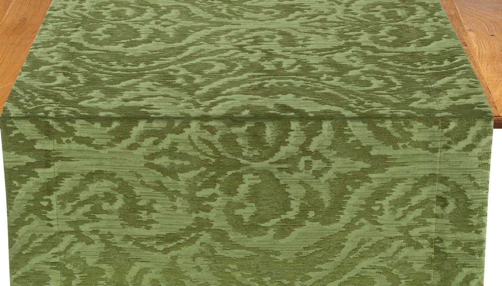 Apple Green Celeste Table Runner