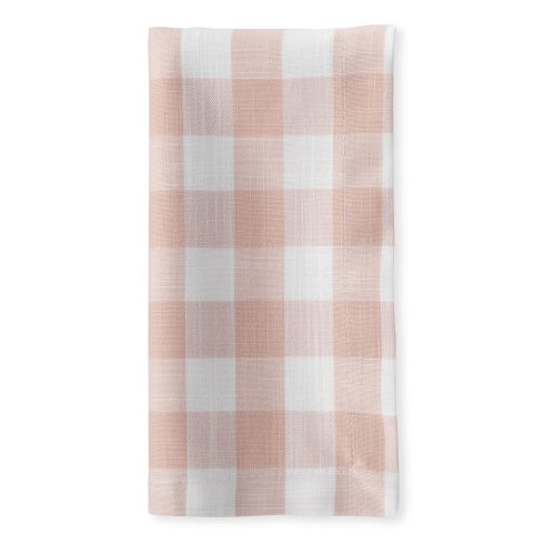 Lotus Mini Check Dinner Napkin