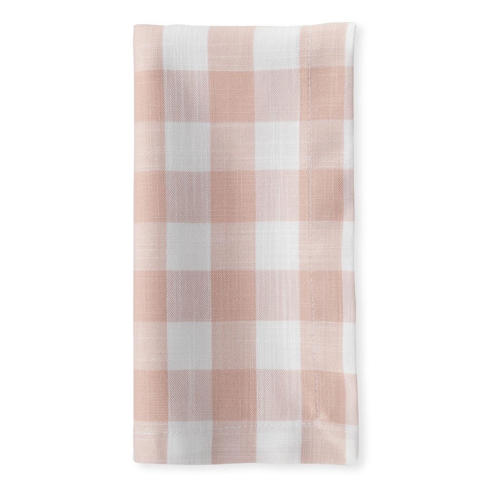 Lotus Mini Check Dinner Napkin