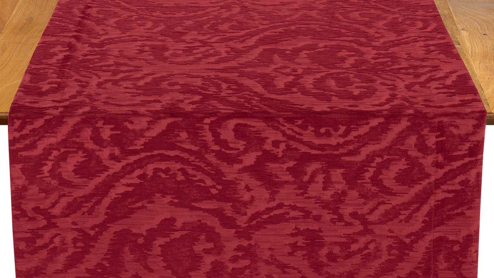 Red Celeste Table Runner