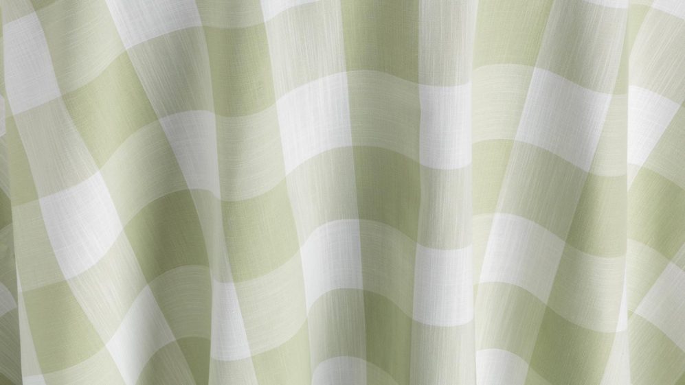 Sage Buffalo Check Table Linen